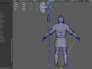 tab medieval knight - 3 Modello 3D