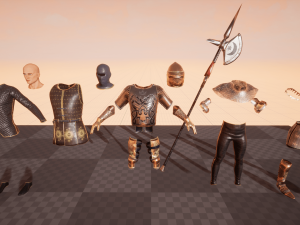 tab medieval knight - 3 Modello 3D
