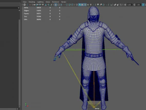 tab medieval knight - 4 3D Model
