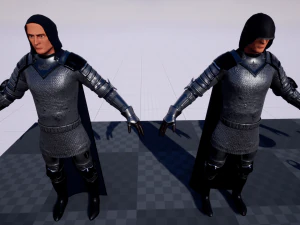 tab medieval knight - 4 3D Model