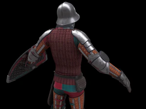 tab medieval knight - 5 3D Model