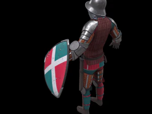 tab medieval knight - 5 3D Model