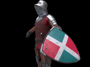 tab medieval knight - 5 3D मॉडल