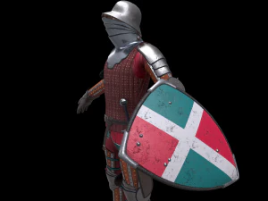 tab medieval knight - 5 3D Model