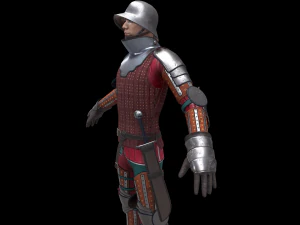 tab medieval knight - 5 3D Model