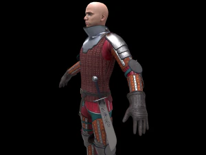 tab medieval knight - 5 3D Model