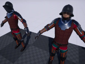 tab medieval knight - 5 3D Model