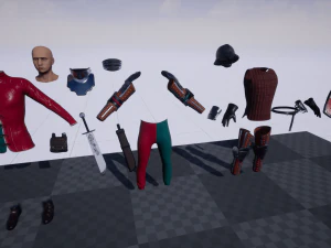 tab medieval knight - 5 3D Model