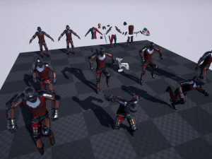 tab medieval knight - 5 3D Model