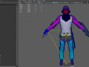 tab medieval knight - 5 3D Model