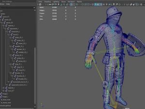 tab medieval knight - 5 3D Model