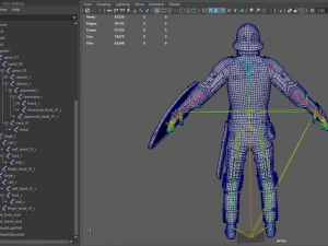 tab medieval knight - 5 3D Model