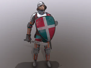 medieval knights pack - 1 3D Model