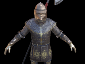 medieval knights pack - 1 Modelo 3D
