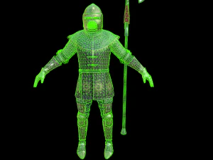medieval knights pack - 1 3D Model