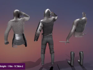 tab medieval knight - 1 rm 3D Model