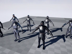 tab medieval knight - 1 rm 3D Model