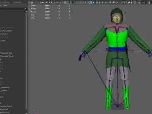 tab medieval knight - 1 rm 3D Model