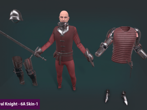 tab medieval knight - 6 3D-Modell