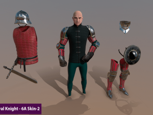 tab medieval knight - 6 3D-Modell