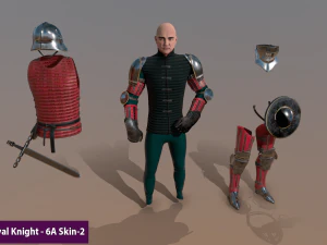 tab medieval knight - 6 3D Model