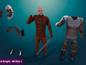 tab medieval knight - 6 3D-Modell