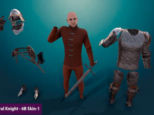 tab medieval knight - 6 3D Model