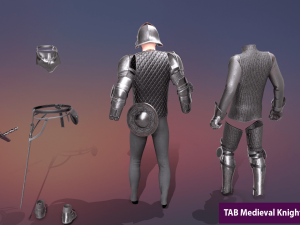 tab medieval knight - 6 3D-Modell