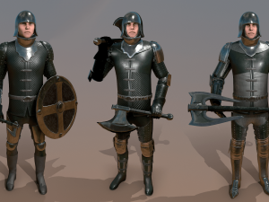 tab medieval knight - 7 3D-Modell