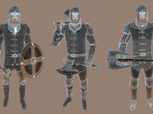 tab medieval knight - 7 3D Model