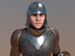 tab medieval knight - 7 3D-Modell