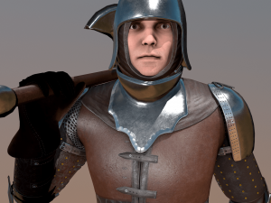tab medieval knight - 7 3D-Modell