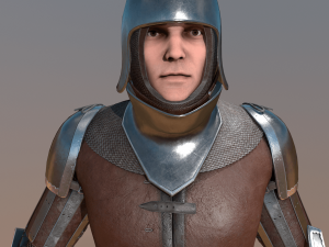 tab medieval knight - 7 3D-Modell