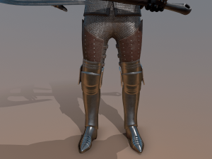 tab medieval knight - 7 3D-Modell
