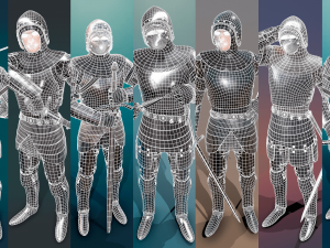 medieval knights pack - 2 3D 모델