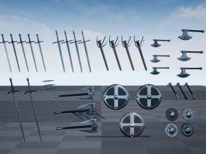 medieval knights pack - 2 3D 모델