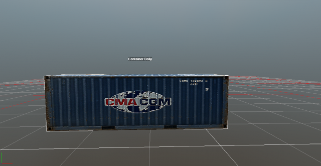 container Model 3D .c4d .max .obj .3ds .fbx .stl .blend 