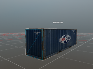 container Model 3D