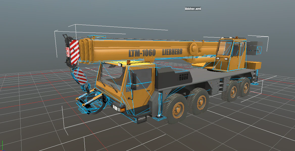 liebherr 3D Model .c4d .max .obj .3ds .fbx .stl .blend 