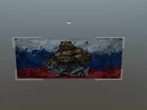 flag 3D 모델