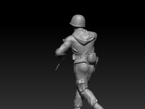 soldier usa vietnam Model Cetak 3D
