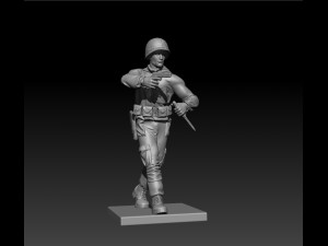 soldier usa vietnam Model Cetak 3D