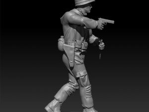 soldier usa vietnam Model Cetak 3D