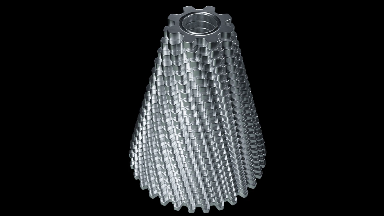 gear cog sigmoid 3D Model .c4d .max .obj .3ds .fbx .stl .blend