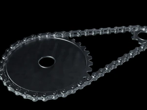 роликовая цепь 3D Модель