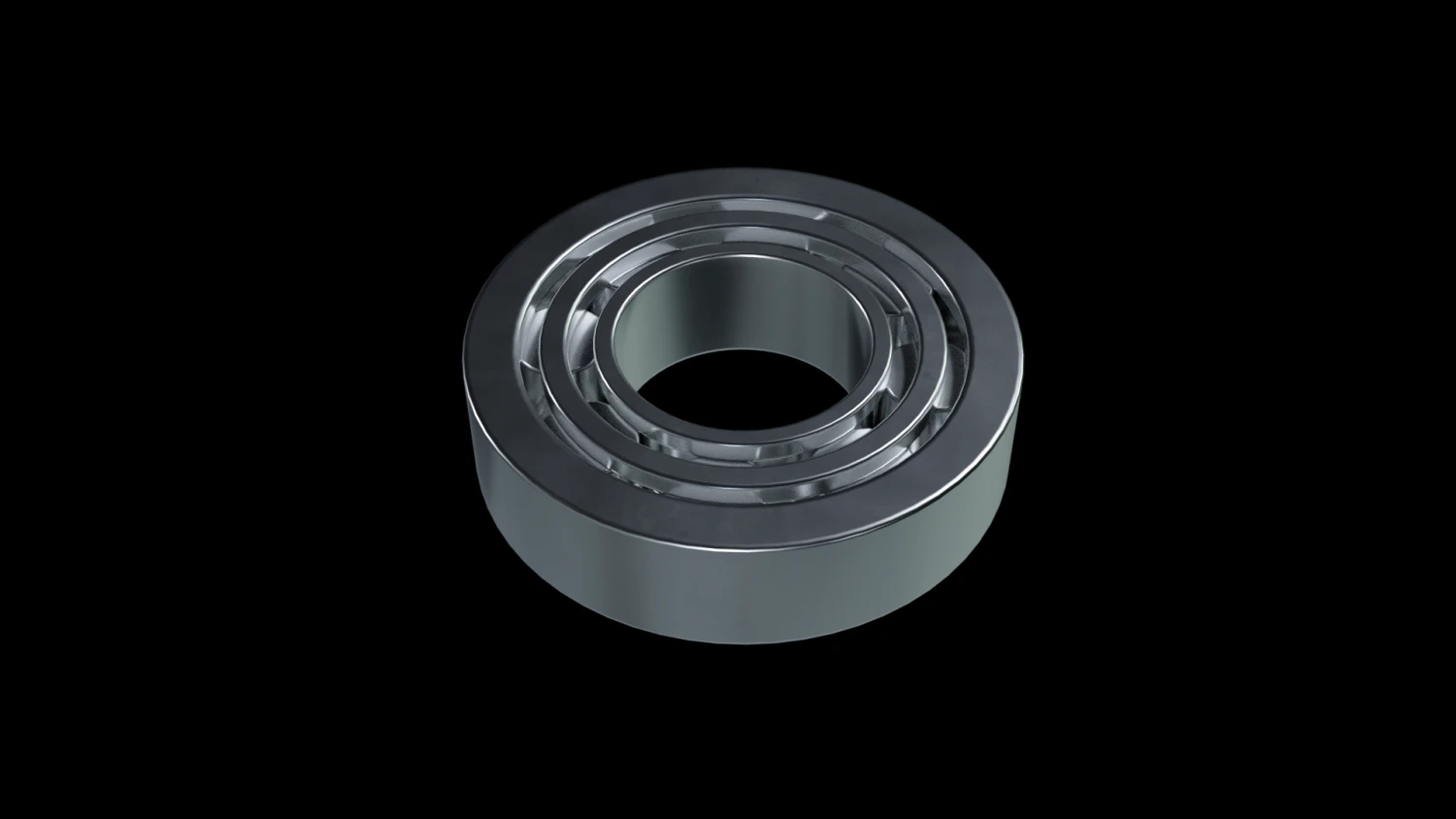 rolling bearing 3D Model .c4d .max .obj .3ds .fbx .stl .blend 