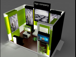 booth exhibition stand Modèle 3D