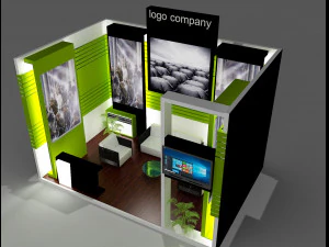 booth exhibition stand 3D Model