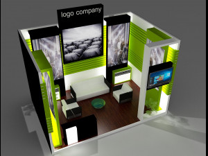 booth exhibition stand Modèle 3D