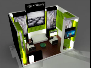 booth exhibition stand 3D Model